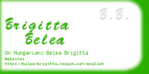 brigitta belea business card